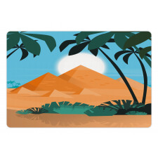 Desert and Pyramids Pet Mat