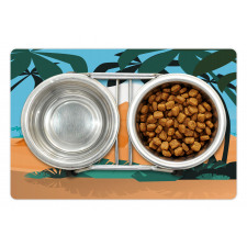 Desert and Pyramids Pet Mat