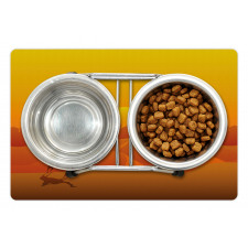 Dramatic Desert in Tangerine Pet Mat