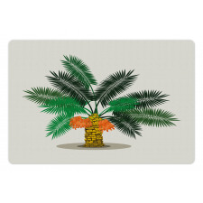 Tropical Oasis Leaves Pet Mat