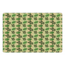 Exotic Leaves Scenery Pet Mat