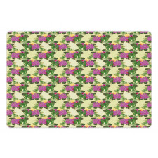 Orchid and Hibiscus Pet Mat