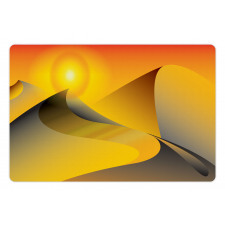 Sand Hills at Desert Hot Sun Pet Mat