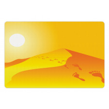 Sand Hills Sun and Footprints Pet Mat