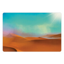 Fine Art Desert and Sky Scene Pet Mat