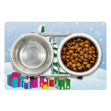 Presents Under a Tree Pet Mat