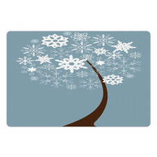 Snowflakes Formation Pet Mat