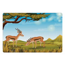 Wildlife Nature Scene Pet Mat