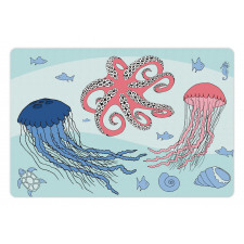 Cartoon Undersea Animal Pet Mat