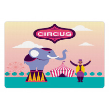 Elephant Acrobat Tent Ferris Pet Mat