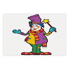 Whimsical Man with Magic Wand Pet Mat