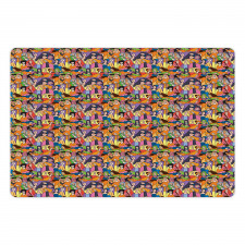 Doodle Style Many Women Pet Mat