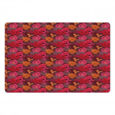 Warm Tones Botanical Pet Mat