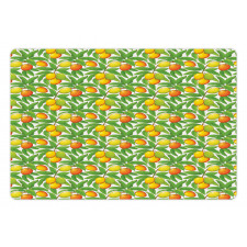 Ripe Mango Branches Pet Mat