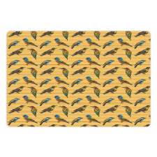 Exotic Avian Stripes Pet Mat