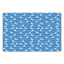 Doves on Lines Pet Mat