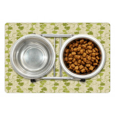 Abstract Grape Leaves Graphic Pet Mat