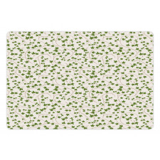 Colorful Grape Leaves Graphic Pet Mat