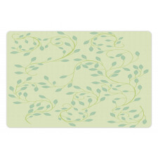 Abstract Grape Leaves Ivy Pet Mat