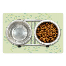 Abstract Grape Leaves Ivy Pet Mat