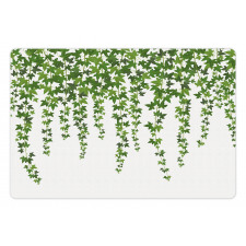 Garden Theme Grape Leaves Pet Mat