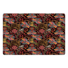 Jumble Warm Tone Floral Pet Mat