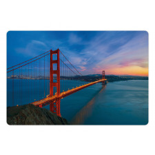 Golden Gate Bridge Scene Pet Mat