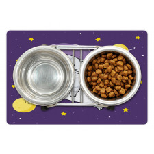 Cat Astronaut Cartoon Pet Mat