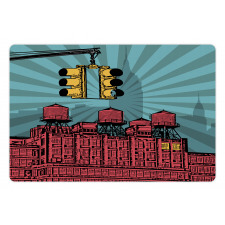 Graphical Manhattan City Pet Mat