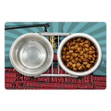 Graphical Manhattan City Pet Mat