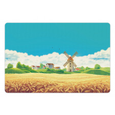 Countryside Wheat Field Pet Mat