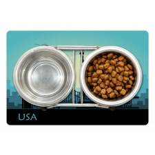 USA Skyscrapers City Skyline Pet Mat