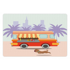 Street Food Van Dog Pet Mat