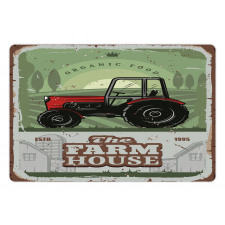 Farmer Tractor Art Pet Mat