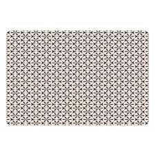 Continuing Hexagon Shapes Pet Mat