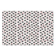 Cupid Angels Hearts Pet Mat