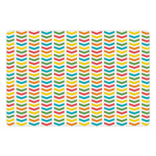 Colorful Repetitive Arrows Pet Mat