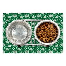 Botanical Pattern Seeds Pet Mat