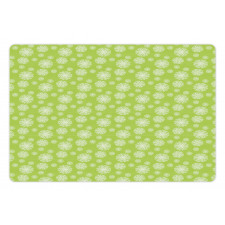 Botanical on Polka Dots Pet Mat