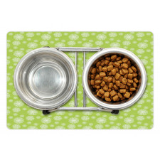 Botanical on Polka Dots Pet Mat