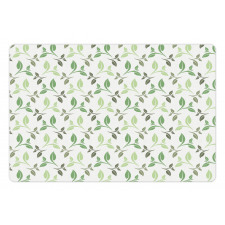 Tea Leaves Faded Colors Pet Mat