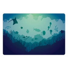 Jellyfish Corals Mammals Pet Mat