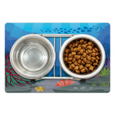 Oceanic Seaweed Seascape Pet Mat