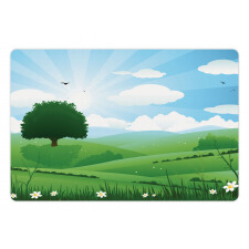 Single Tree View Pet Mat