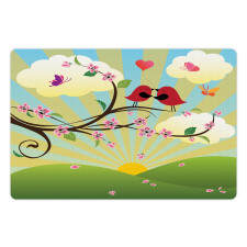 Birds on a Tree Pet Mat