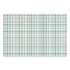 Pastel Plaid Layout Pet Mat