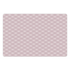 Plaid Squares Pattern Pet Mat