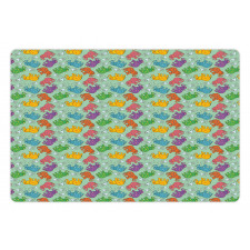 Colorful Polka Dot Animal Pet Mat