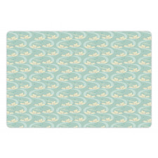 Nursery Animal on Crescent Pet Mat