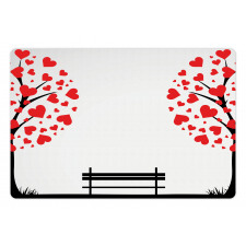 Heart Romance Love Art Pet Mat